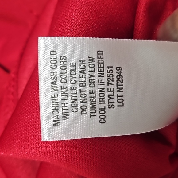 ✨️Gorgeous Dress Barn Red Hot Dress Size 10 - Picture 8 of 14